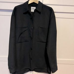 Zara Navy Blue Shirt